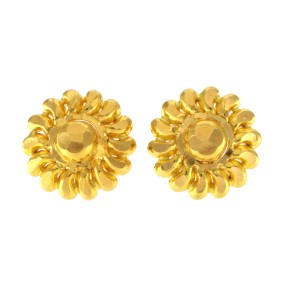 22ct Gold Stud Earrings | Width 15.96mm