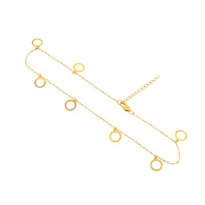 22ct Gold Anklet (Single) | Length 9.50 Inches
