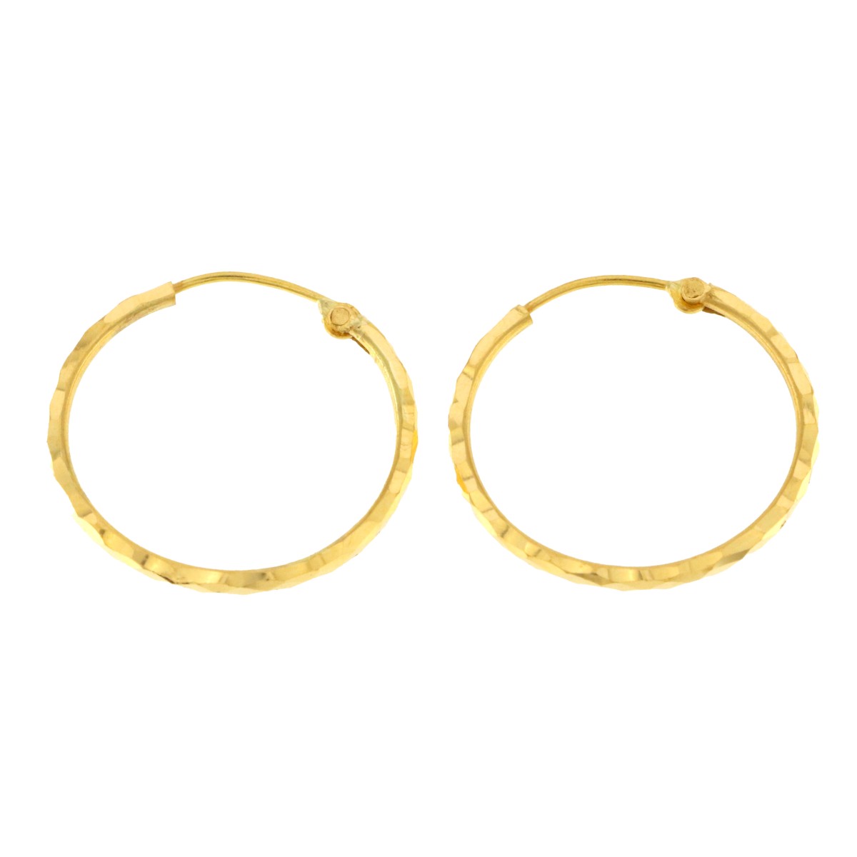 22ct Gold Small Hoop Earrings