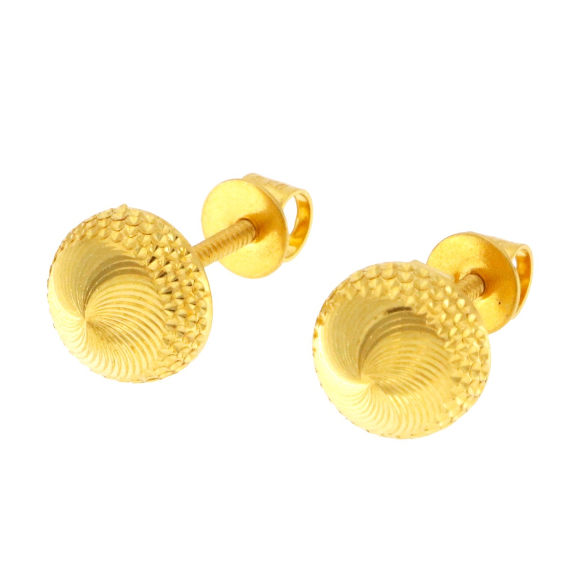 22ct Gold Stud Earrings
