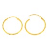 22ct Gold Small Hoop Earrings