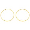22ct Gold Large Hoop Earrings