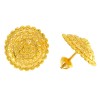 22ct Gold Filigree Stud Earrings