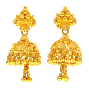 22ct Gold Jhumkay Earrings