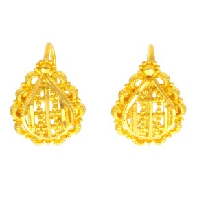 22ct Gold Filigree Earrings