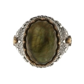 925 Sterling Silver labradorite Ring