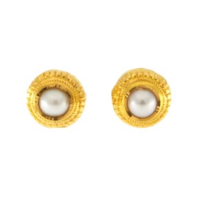 Asian Pearl Stud Earrings (Pre-Owned)