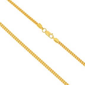 22ct Gold Hollow Franco Chain